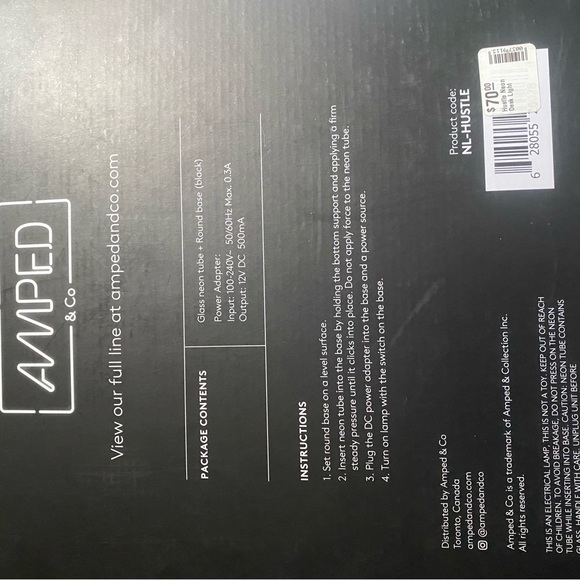 HUSTLE neon sign - Picture 8 of 8